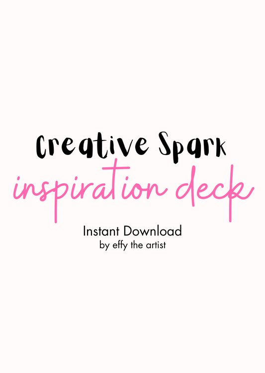 Creative Spark Inspiration Deck - Instant Download