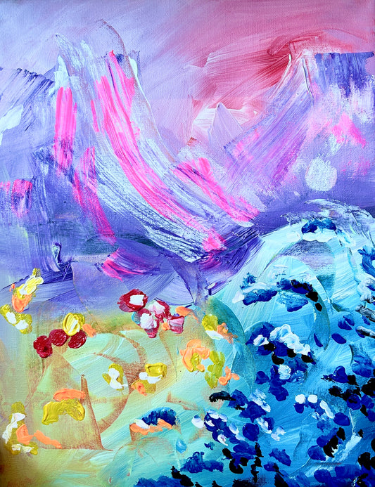 Abstract Adult Paint Night - May 10th, Ickleton