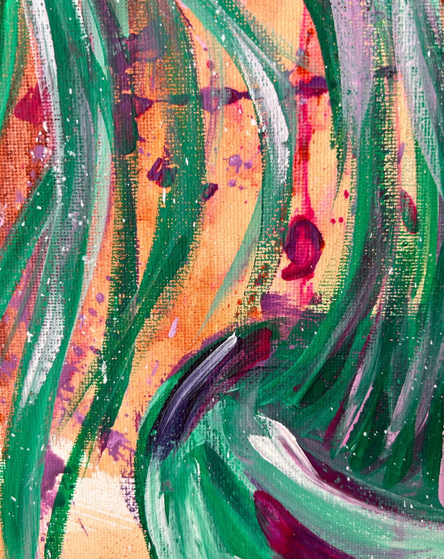 "Trust The Process” Acrylic Painting