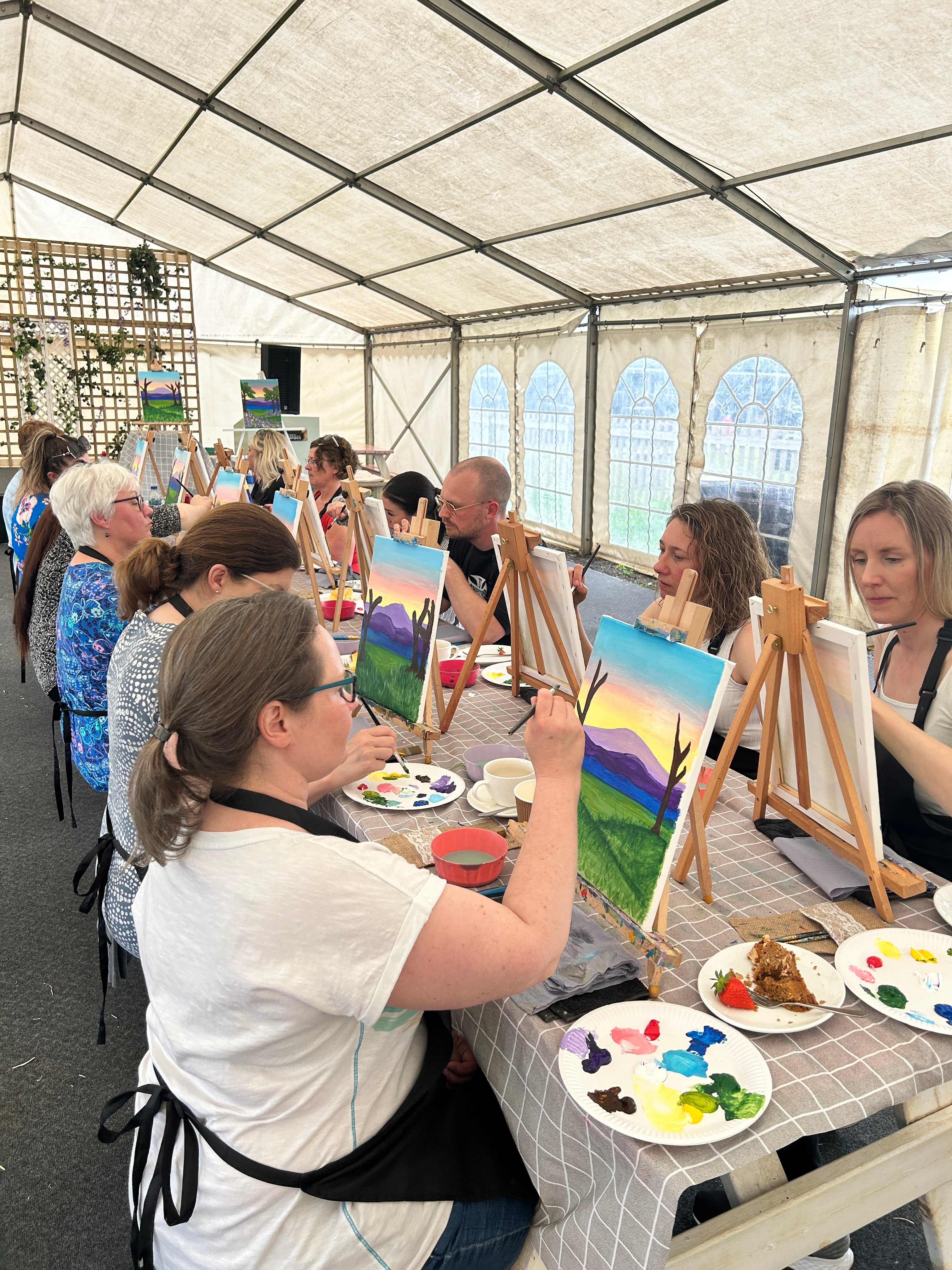 Adult Paint Class with Tea & Cake - August 22nd, Cammas Hall Farm