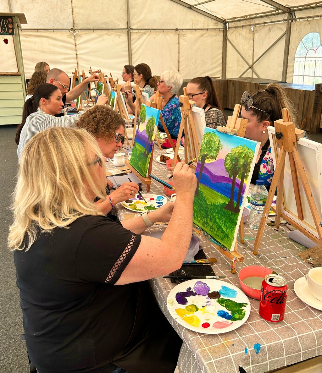 Adult Paint Class with Tea & Cake - July 25th, Cammas Hall Farm