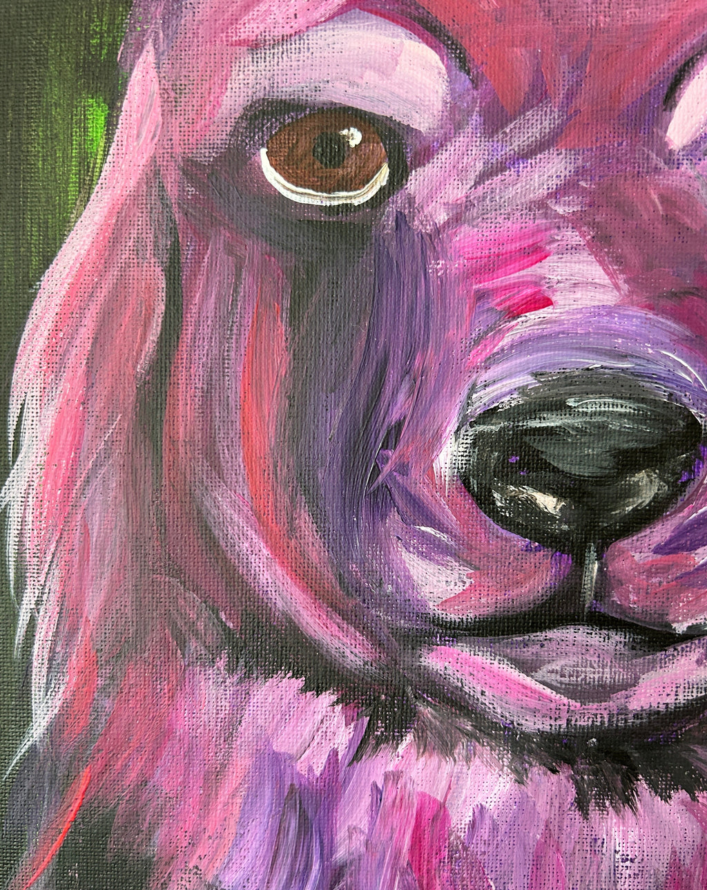 "It’s nice having a bear about the house” Acrylic Painting