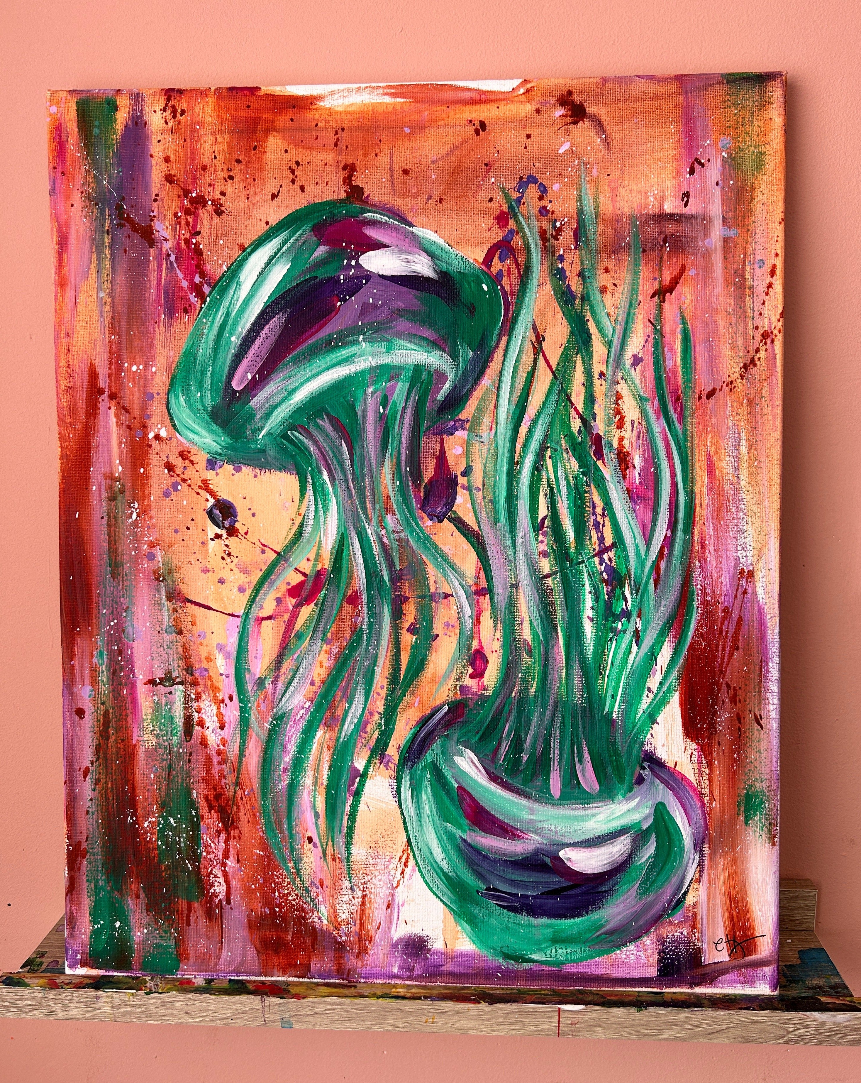 "Trust The Process” Acrylic Painting