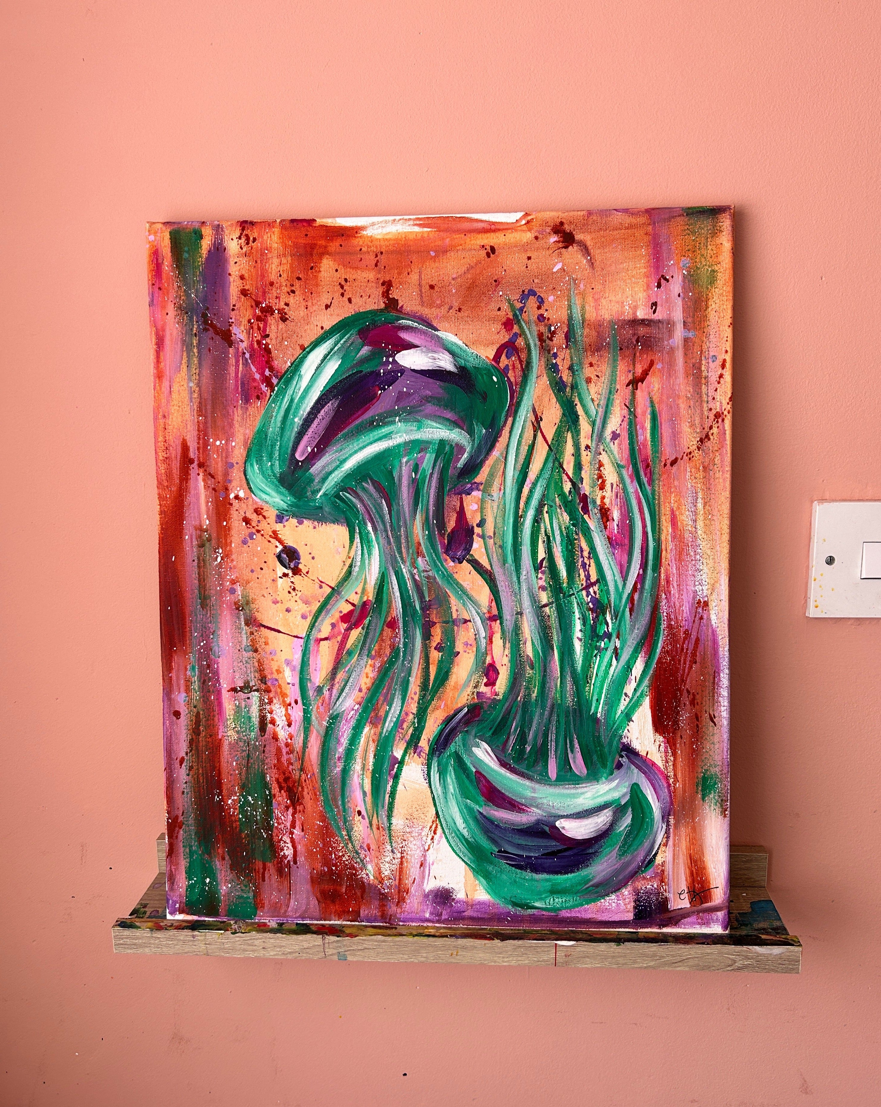 "Trust The Process” Acrylic Painting