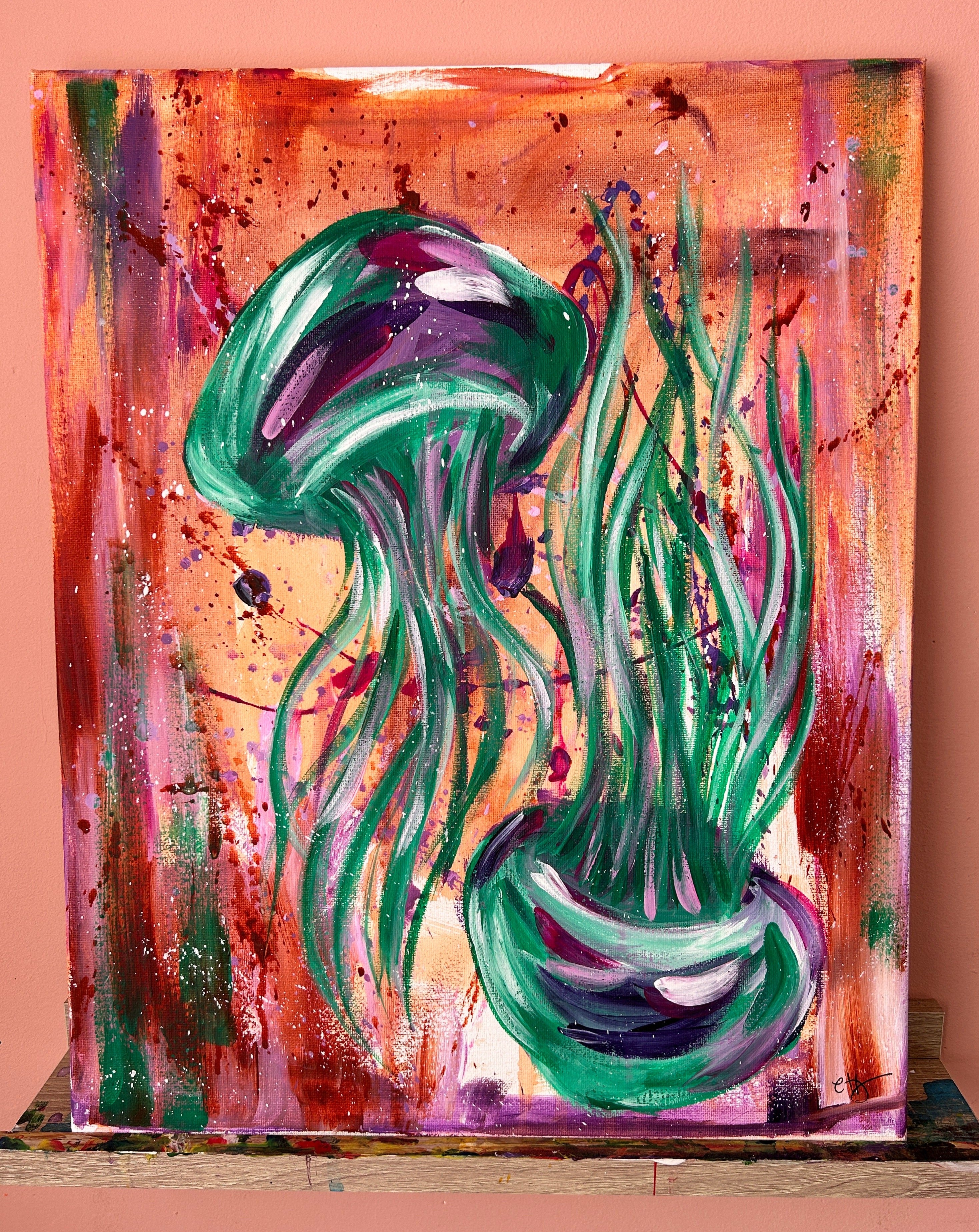 "Trust The Process” Acrylic Painting