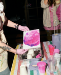 [Daytime] Fluid Pour on Canvas - 22nd November, Saffron Walden